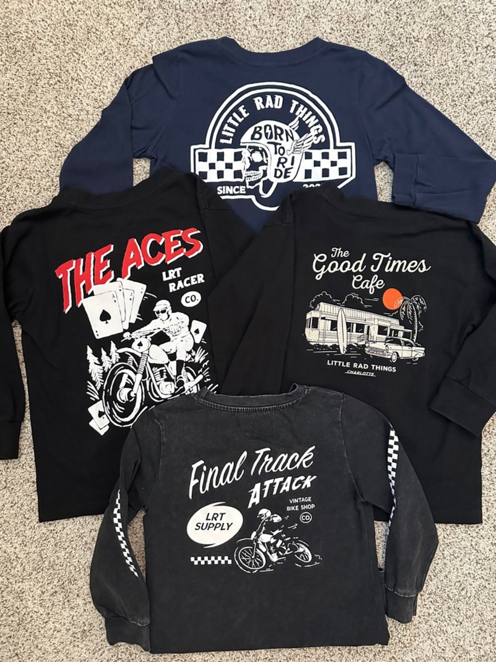 Little Rad Thing Kids Long Sleeve Shirts - 4T